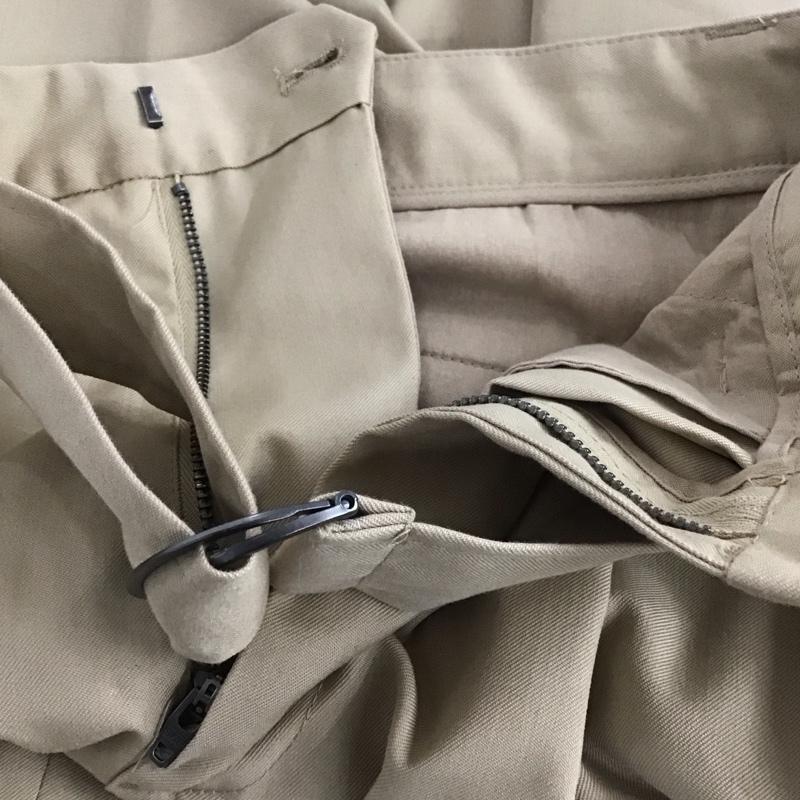 ザラ ZARA パンツ スラックス スラックスパンツ ワイドパンツ カジュアルパンツ 36 無地 ベージュ / ベージュ /  メンズ USED 古着 中古 10148541