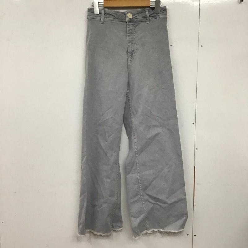 ザラ ZARA パンツ デニム、ジーンズ 36 無地 灰 / グレー /  レディース USED 古着 中古 10150525