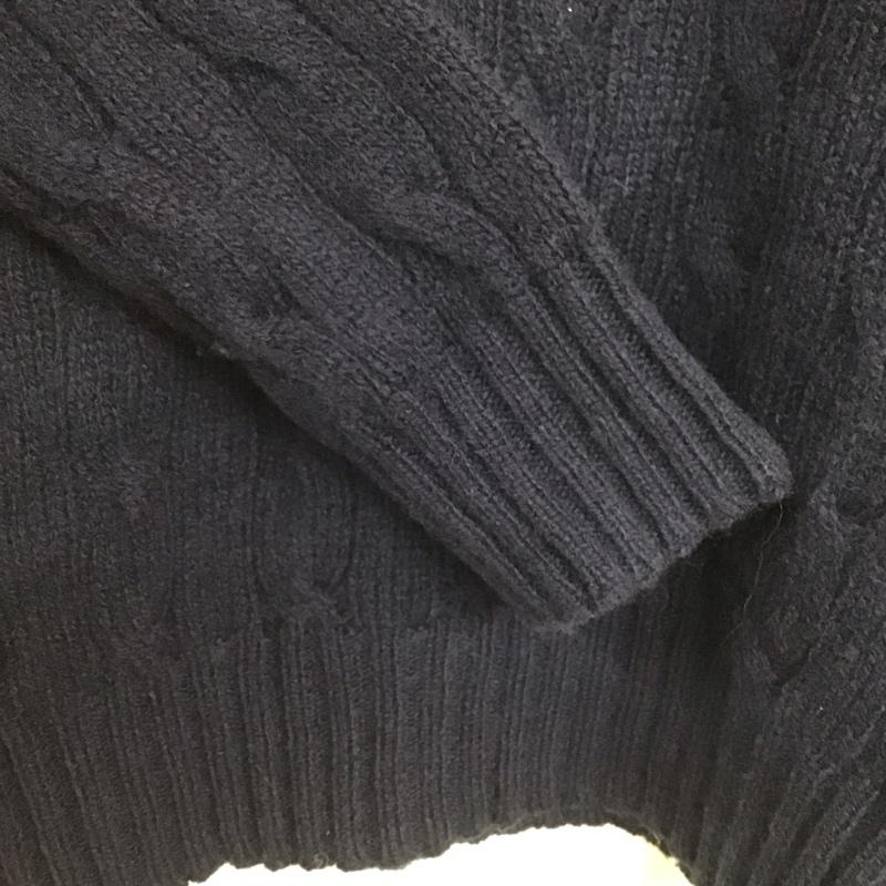 ポロラルフローレン POLO RALPH LAUREN ニット、セーター 長袖 XS ロゴ、文字 赤 / レッド / X 紺 / ネイビー /  レディース USED 古着 中古 10142896