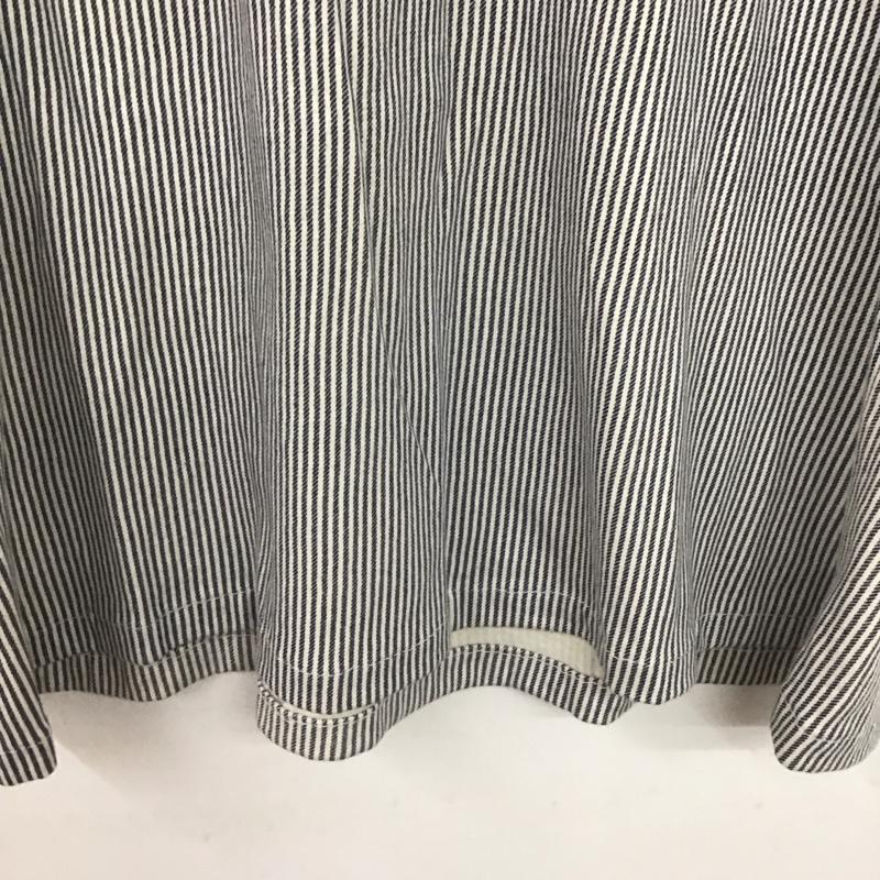 ビリオネア・ボーイズ・クラブ BILLIONAIRE BOYS CLUB Tシャツ 半袖 半袖カットソー プリントTシャツ クルーネックカットソー L ストライプ 白 / ホワイト / X 紺 / ネイビー /  メンズ USED 古着 中古 10133494