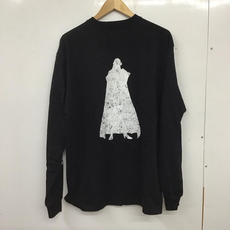 ゴッドセレクショントリプルエックス GOD SELECTION XXX カットソー 長袖 長袖カットソー プリントカットソー クルーネック L プリント 黒 / ブラック /  メンズ USED 古着 中古 10140547
