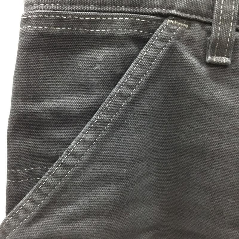 カーハート Carhartt パンツ ワークパンツ、ペインターパンツ ワークパンツ ワイドパンツ カジュアルパンツ ジーンズ 後染め 無地 黒 / ブラック /  メンズ USED 古着 中古 10118641