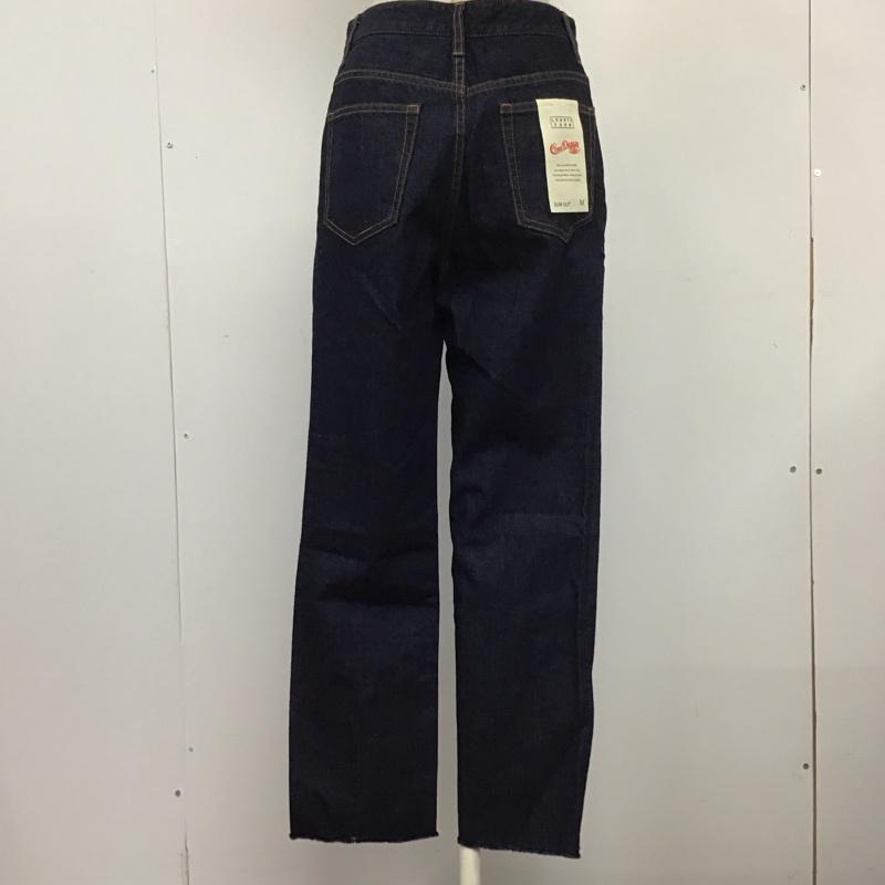 ローリーズファーム LOWRYS FARM パンツ デニム、ジーンズ LF521030 CONE フロントスリットパンツ タグ付き M 無地 インディゴ / インディゴ /  レディース USED 古着 中古 10109514