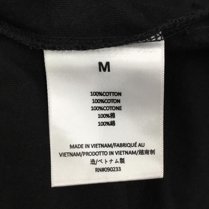エッセンシャルズ ESSENTIALS カットソー 半袖 半袖カットソー プリントTシャツ タートルネックカットソー M ロゴ、文字 黒 / ブラック /  メンズ USED 古着 中古 10120451