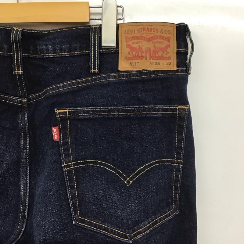リーバイス Levi s パンツ デニム、ジーンズ 04511-2404 ストレッチデニム W38 L32 511 38インチ 無地 インディゴ / インディゴ /  メンズ USED 古着 中古 10139450