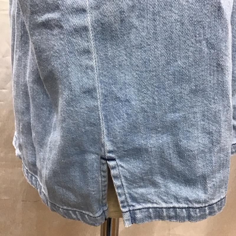 サニースポーツ SUNNY SPORTS カットソー 長袖 長袖シャツカットソー プルオーバーシャツ デニムシャツ M 無地 インディゴ / インディゴ /  メンズ USED 古着 中古 10116197