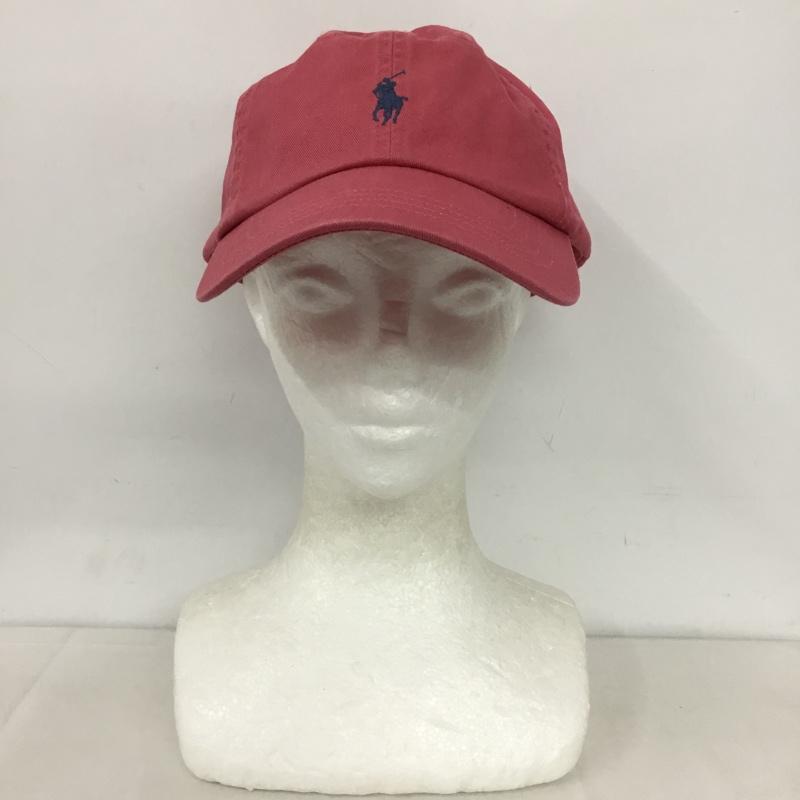 ポロラルフローレン POLO RALPH LAUREN 帽子 キャップ ワンポイント 桃 / ピンク /  メンズ USED 古着 中古 10144326