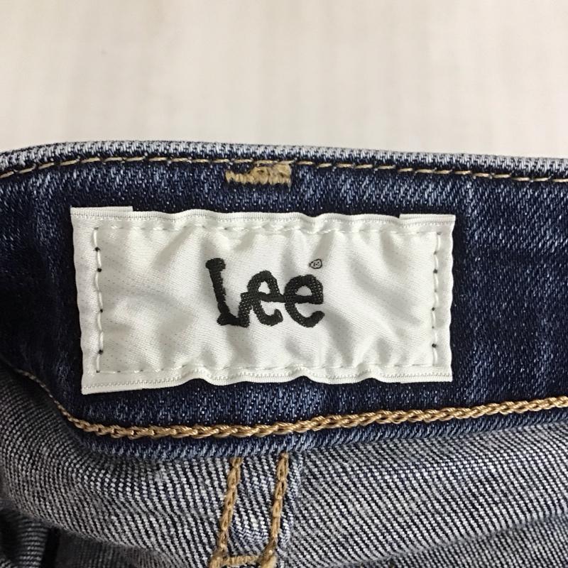 リー Lee スカート ひざ丈スカート LL0708 HERITAGE LASTIC HIGHペンシルスカート XS 無地 青 / ブルー /  レディース USED 古着 中古 10112989