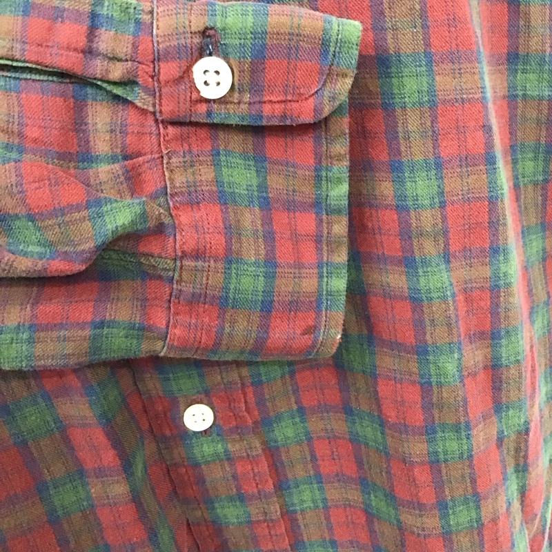 ラルフローレン RALPHLAUREN シャツ、ブラウス 長袖 ボタンダウン コットン チェック L ワンポイント マルチカラー / マルチカラー /  メンズ USED 古着 中古 10114955