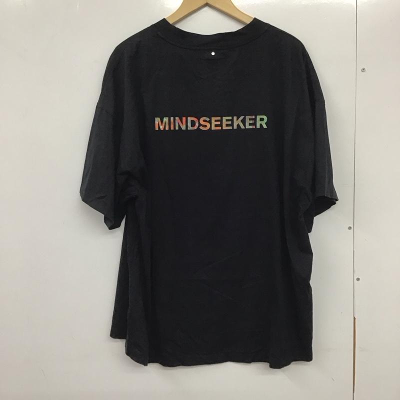 マインドシーカー mindseeker Tシャツ 半袖 半袖カットソー プリントTシャツ クルーネックカットソー L プリント 黒 / ブラック /  メンズ USED 古着 中古 10132803