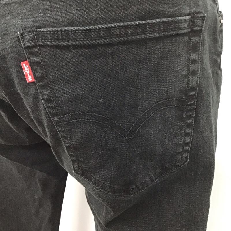 リーバイストラウスアンドコー Levi Strauss & co. パンツ デニム、ジーンズ デニムパンツ スリムパンツ ジーンズ カジュアルパンツ ストレートパンツ 32インチ 無地 黒 / ブラック /  メンズ USED 古着 中古 10110205