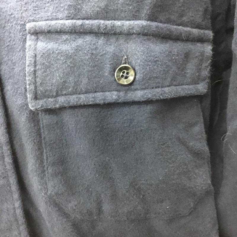 エルエルビーン L.L.Bean シャツ、ブラウス 長袖 1611 コットン ワークシャツ 無地 紺 / ネイビー /  メンズ USED 古着 中古 10116121