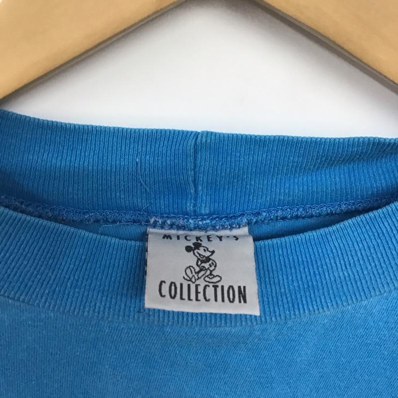 古着 USED Tシャツ 半袖 半袖カットソー プリントTシャツ クルーネックカットソー プリント 青 / ブルー /  メンズ USED 古着 中古 10146646