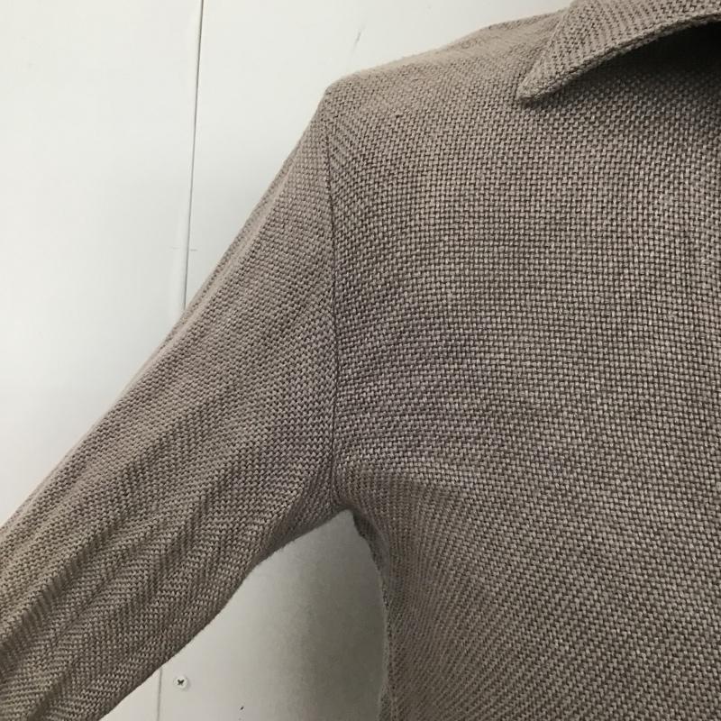 アタッチメント ATTACHMENT シャツ、ブラウス 長袖 リネンシャツ 1 無地 ベージュ / ベージュ /  メンズ USED 古着 中古 10105748