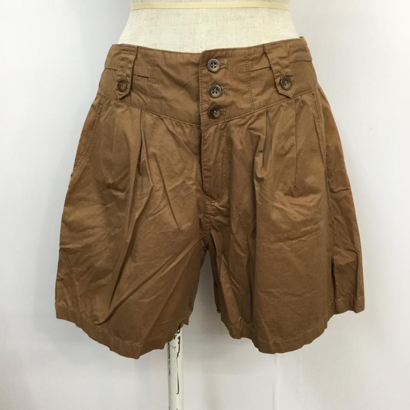 サマンサモスモスエヘカソポ SM2ehkasopo パンツ ショートパンツ S 無地 茶 / ブラウン /  レディース USED 古着 中古 10044918