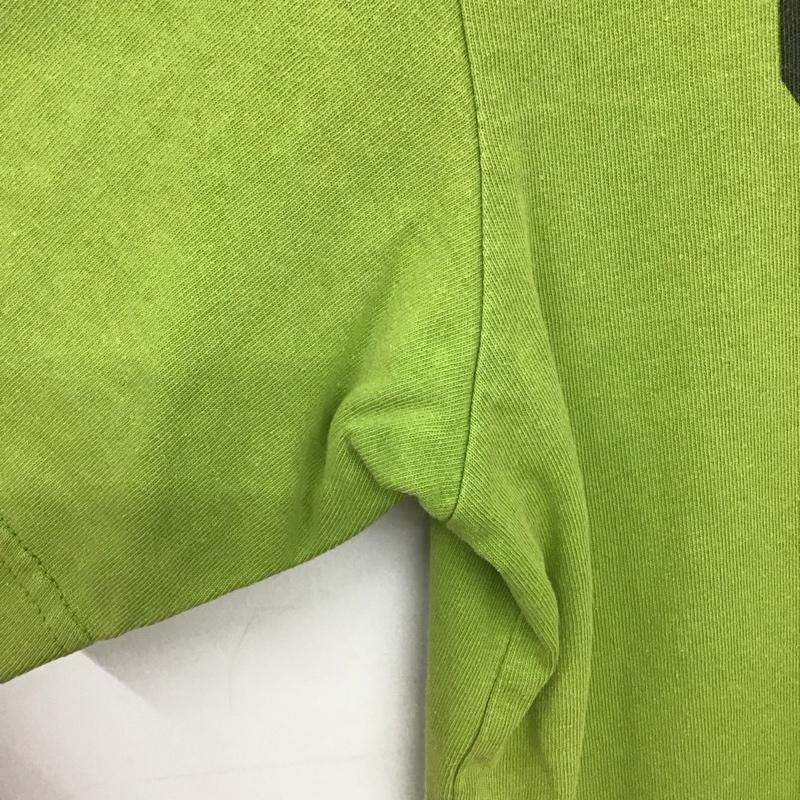 チャンピオン Champion Tシャツ 半袖 半袖カットソー プリントTシャツ クルーネックカットソー L ロゴ、文字 緑 / グリーン /  メンズ USED 古着 中古 10133497