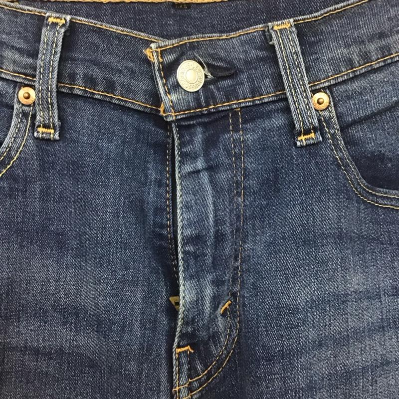 リーバイストラウスアンドコー Levi Strauss & co. パンツ デニム、ジーンズ デニムパンツ スリムパンツ カジュアルパンツ ストレッチパンツ 30インチ 無地 インディゴ / インディゴ /  メンズ USED 古着 中古 10139018