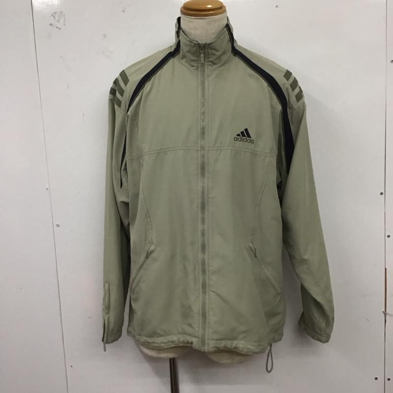 アディダス adidas ジャケット、上着 ジャケット、ブレザー ジップアップジャケット ジャンパー ジャケット ジャージ アウター L ロゴ、文字 マルチカラー / マルチカラー /  メンズ USED 古着 中古 10124695