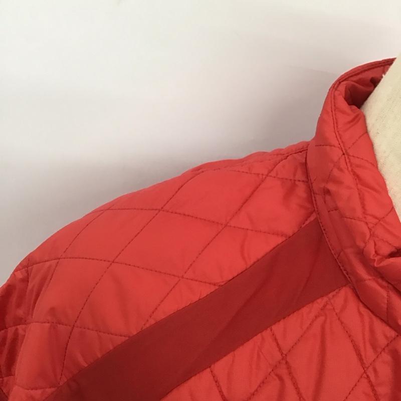 アディダス adidas ジャケット、上着 ジャンパー、ブルゾン M ロゴ、文字 赤 / レッド /  レディース USED 古着 中古 10128359