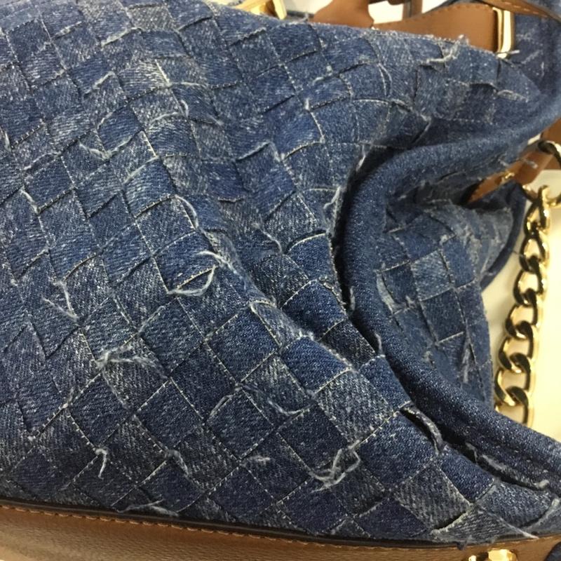マイケルコース MICHAEL KORS トートバッグ トートバッグ デニム ショルダー 無地 インディゴ / インディゴ / X 金 / ゴールド /  レディース USED 古着 中古 10128844