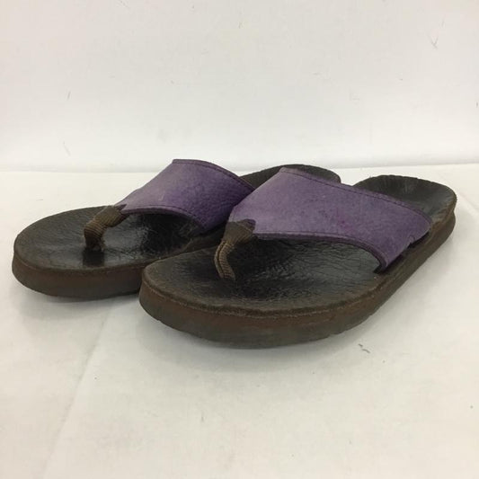 サンダルマン THE SANDALMAN サンダル サンダル サンダルマン トングサンダル 無地 茶 / ブラウン / X 紫 / パープル /  メンズ USED 古着 中古 10138036
