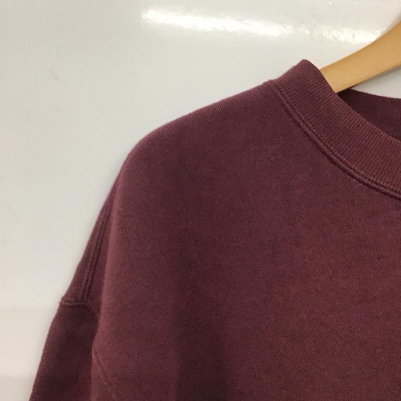 パレス PALACE トレーナー 長袖 長袖トレーナー スウェット クルーネック プルオーバー L ロゴ、文字 えんじ / ワインレッド /  メンズ USED 古着 中古 10141768