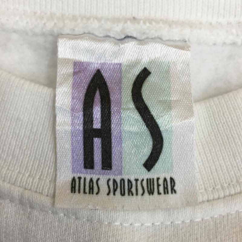 ユーズドクロージング used clothes トレーナー 長袖 USA製 M 花柄 白 / ホワイト /  レディース USED 古着 中古 10142211