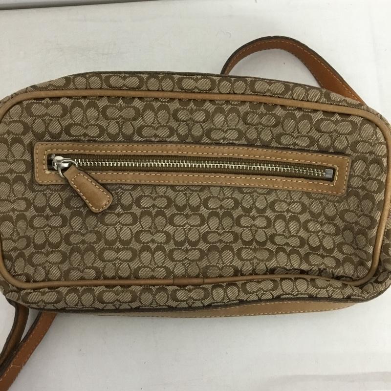 コーチ COACH ショルダーバッグ ショルダーバッグ 6341 シグネチャー 総柄 ベージュ / ベージュ /  レディース USED 古着 中古 10147724