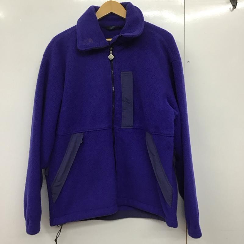 ザノースフェイス THE NORTH FACE ジャケット、上着 ジャケット、ブレザー ジップアップフリースジャケット アウター 長袖ジャケット 90s L 無地 青 / ブルー /  メンズ USED 古着 中古 10143436