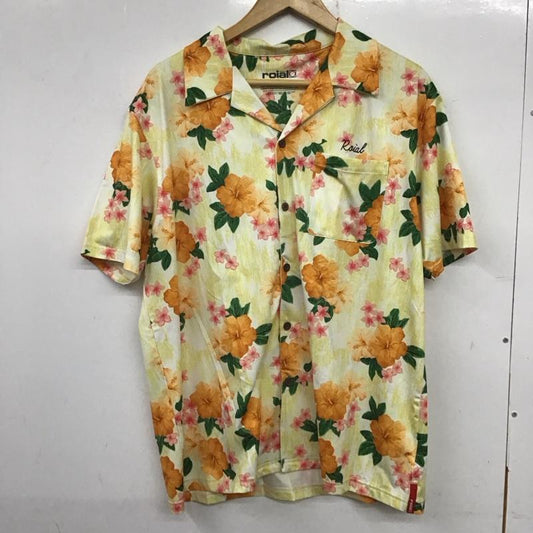 ロイヤル roial シャツ、ブラウス 半袖 半袖シャツ プリントシャツ ポケットシャツ アロハシャツ L プリント マルチカラー / マルチカラー /  メンズ USED 古着 中古 10140530