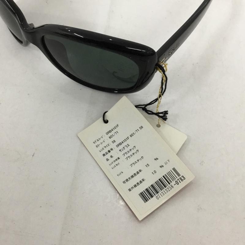レイバン Ray-Ban めがね・サングラス サングラス RB4101F JACKIE OHH ジャッキーオー ケース付き ロゴ、文字 黒 / ブラック /  メンズ USED 古着 中古 10129430