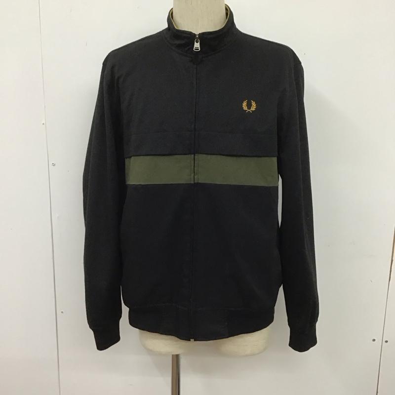 フレッドペリー FRED PERRY ジャケット、上着 ジャケット、ブレザー トラックジャケット M 無地 黒 / ブラック /  メンズ USED 古着 中古 10106281
