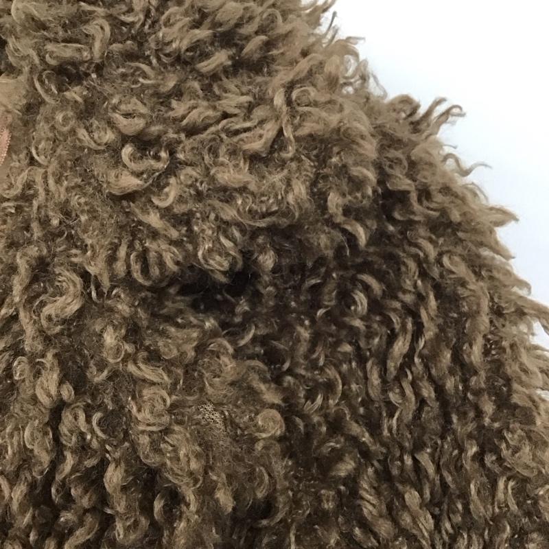 ザラ ZARA コート コート一般 6318 232 707 フェイクファー ボリュームコート XS 無地 茶 / ブラウン /  レディース USED 古着 中古 10133757