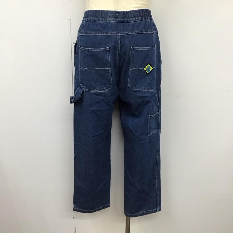 サンタクルーズ SANTA CRUZ パンツ デニム、ジーンズ 502213532 ボトム デニムパンツ ワイドパンツ カジュアルパンツ L ロゴ、文字 インディゴ / インディゴ /  メンズ USED 古着 中古 10119463