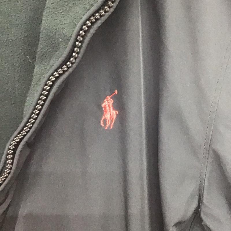 ラルフローレン RALPHLAUREN ジャケット、上着 ジャケット、ブレザー ジップアップジャケット ナイロンジャケット アウター M ロゴ、文字 黒 / ブラック /  メンズ USED 古着 中古 10139871