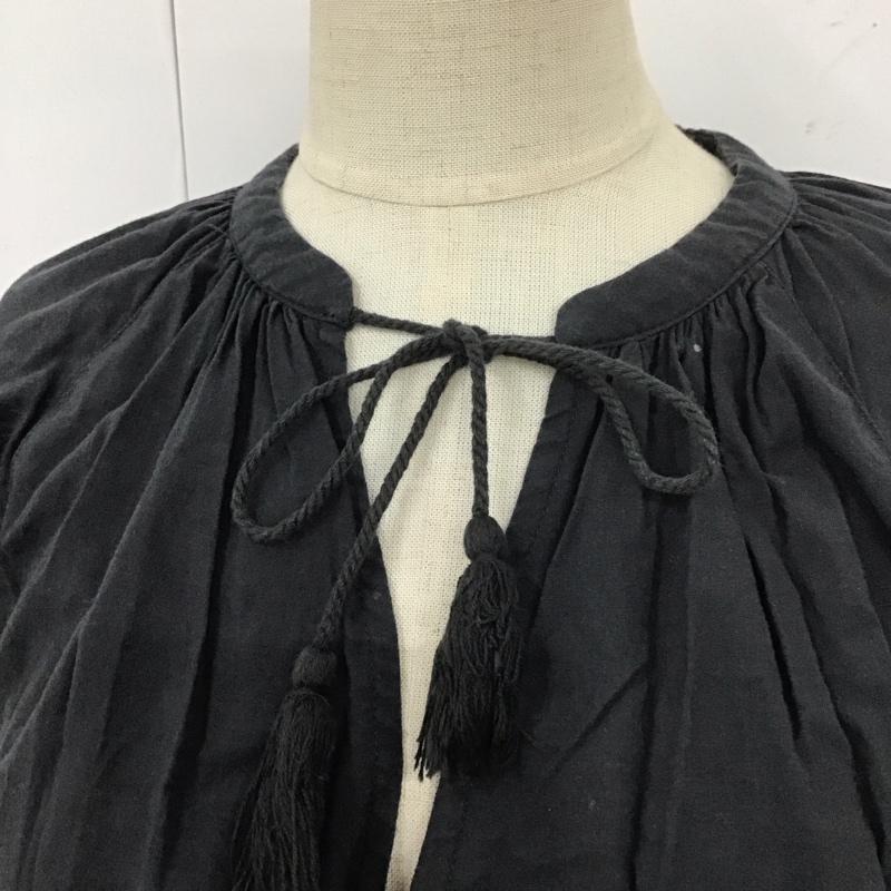 アイテムズ アーバンリサーチ ITEMS URBAN RESEARCH ワンピース ロングスカート WH84-26N003 長袖 FREE 刺繍 黒 / ブラック /  レディース USED 古着 中古 10113860