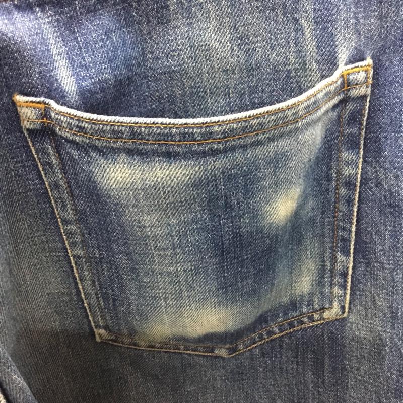 アーペーセー A.P.C. パンツ デニム、ジーンズ デニムパンツ ストレートパンツ ワイドパンツ カジュアルパンツ 31インチ 無地 インディゴ / インディゴ /  メンズ USED 古着 中古 10114843