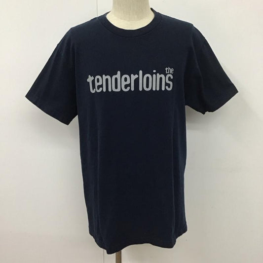 テンダーロイン TENDERLOIN Tシャツ 半袖 半袖カットソー プリントTシャツ クルーネックカットソー L プリント 紺 / ネイビー /  メンズ USED 古着 中古 10109805