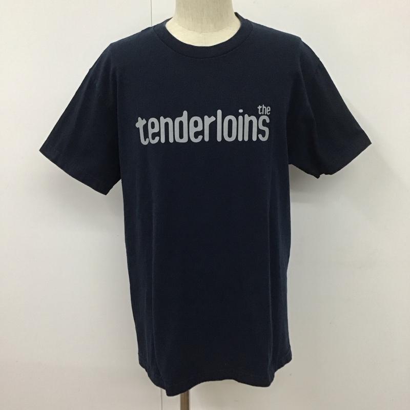 テンダーロイン TENDERLOIN Tシャツ 半袖 半袖カットソー プリントTシャツ クルーネックカットソー L プリント 紺 / ネイビー /  メンズ USED 古着 中古 10109805