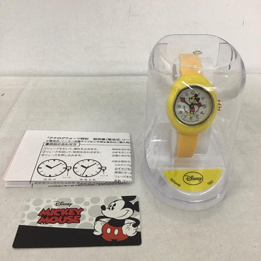 ディズニー Disney 腕時計 アナログ（クォーツ式） DisneyMickey Watch MPW-YEL キャラクター 黄 / イエロー /  レディース USED 古着 中古 10138319