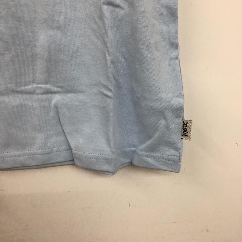 エックスガール X-girl Tシャツ 半袖 1 プリント 水色 / ライトブルー /  レディース USED 古着 中古 10140388