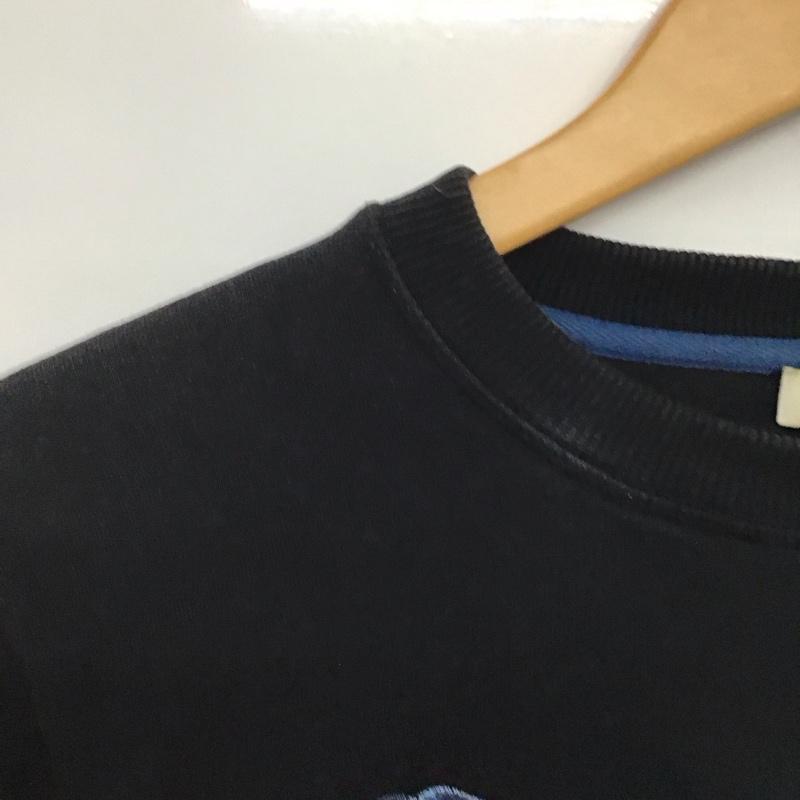 ケンゾー KENZO トレーナー 長袖 F665SW0014XJ スウェット タイガー刺繍 裏毛 S ロゴ、文字 黒 / ブラック /  メンズ USED 古着 中古 10144013