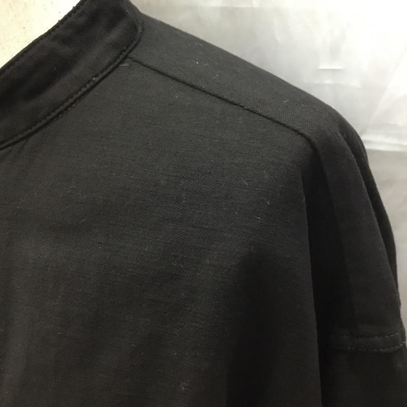 テンダーロイン TENDERLOIN ジャケット、上着 ジャケット、ブレザー f.c.fatigue shirt jkt ノーカラージャケット L 無地 黒 / ブラック /  メンズ USED 古着 中古 10112807
