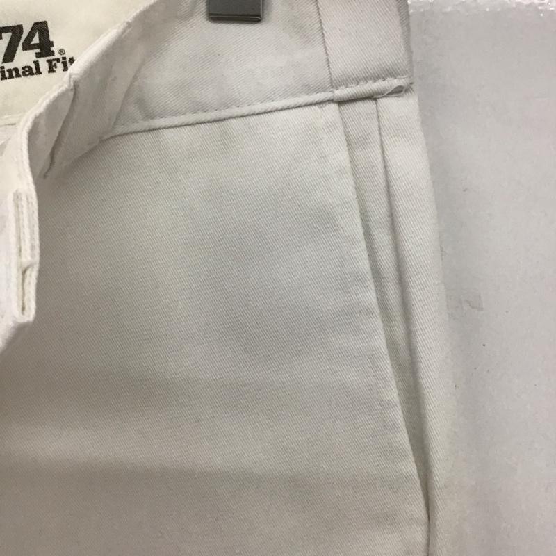 ディッキーズ Dickies パンツ ワークパンツ、ペインターパンツ 33インチ 無地 白 / ホワイト /  メンズ USED 古着 中古 10150660