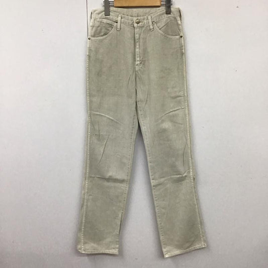 ラングラー Wrangler パンツ デニム、ジーンズ M1178 日本製 ロゴ、文字 ベージュ / ベージュ /  メンズ USED 古着 中古 10116801