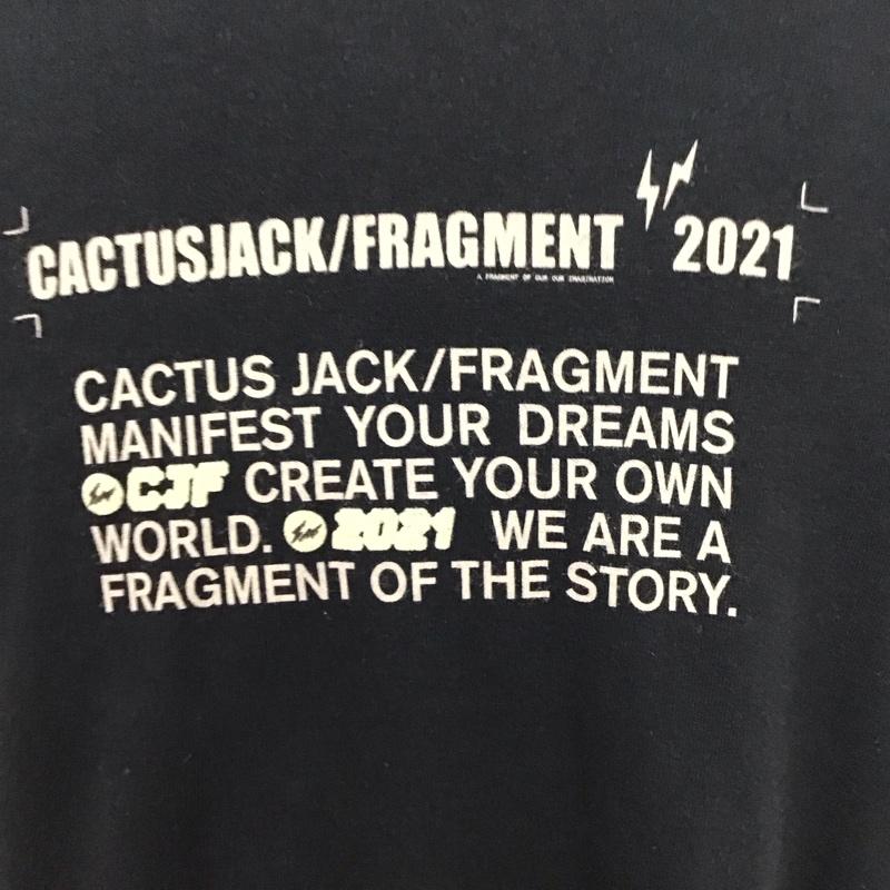 カクタスジャック Cactus Jack Tシャツ 長袖 ロン XL プリント 黒 / ブラック /  メンズ USED 古着 中古 10124962