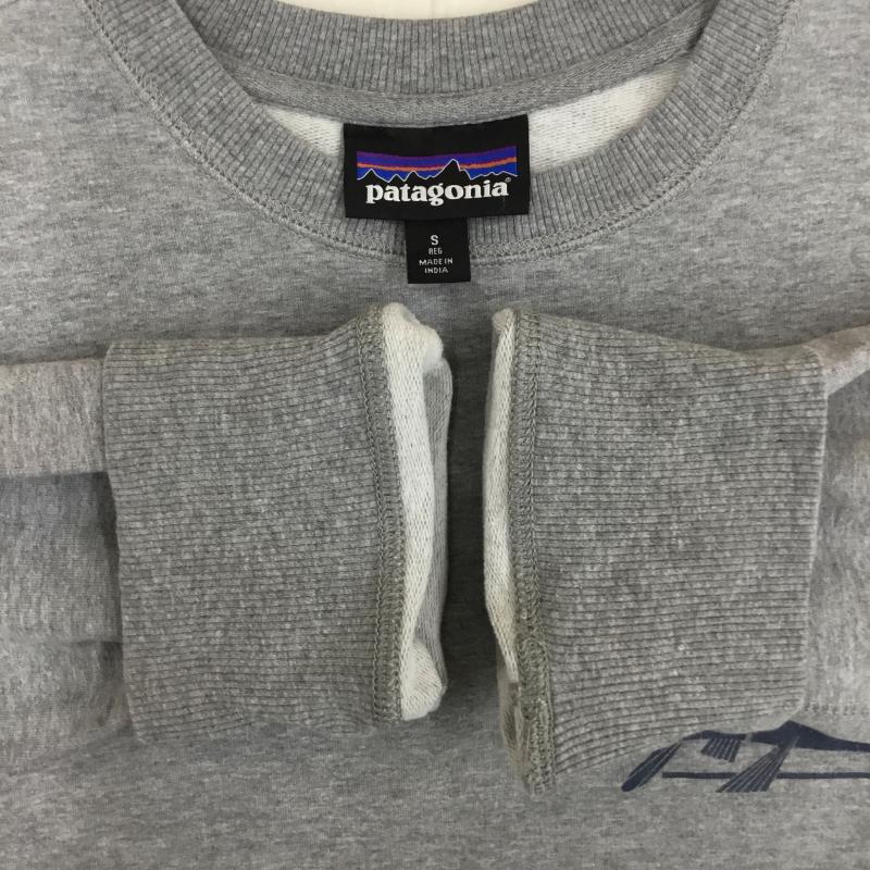 パタゴニア patagonia トレーナー 長袖 39404FA15 S ロゴ、文字 X  灰 / グレー /  メンズ USED 古着 中古 10141443