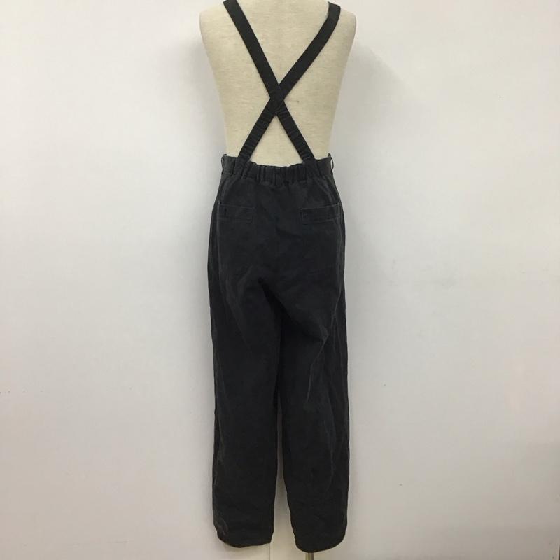 ワイズフォーメン Y s for men ボトムス ボトムス サスペンダー付きパンツ コットン M 無地 黒 / ブラック /  メンズ USED 古着 中古 10107980