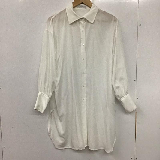 ジーナシス JEANASIS シャツ、ブラウス 長袖 JS063850MC FREE 無地 白 / ホワイト /  レディース USED 古着 中古 10139469