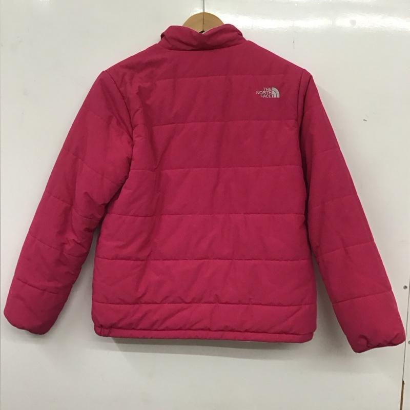 ザノースフェイス THE NORTH FACE ジャケット、上着 ジャンパー、ブルゾン リバーシブル 150cm 無地 X カモフラージュ柄・迷彩 桃 / ピンク / X 灰 / グレー /  ガールズ USED 古着 中古 10136958